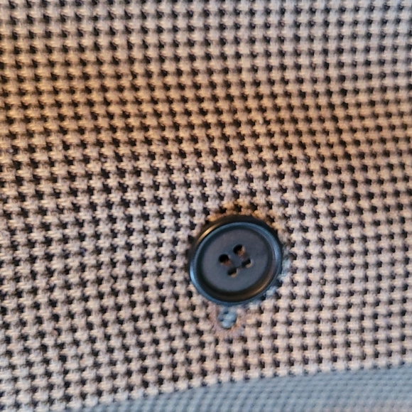 Men's Sport Coat, Suit Jacket, Blazer 2XLT Gray/Black Checked - Picture 3 of 12